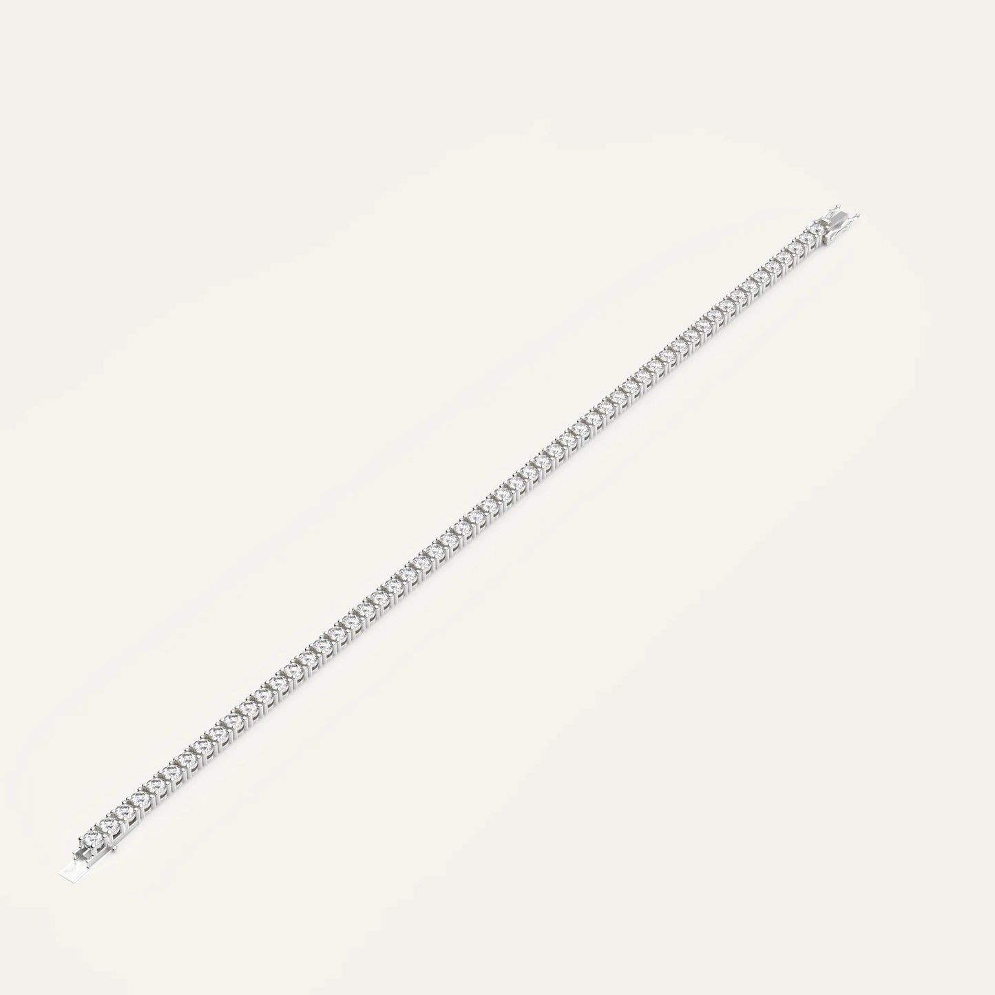 Goldmacher’s Linea bracelet in silver – minimalist and luminous with zircon brilliance