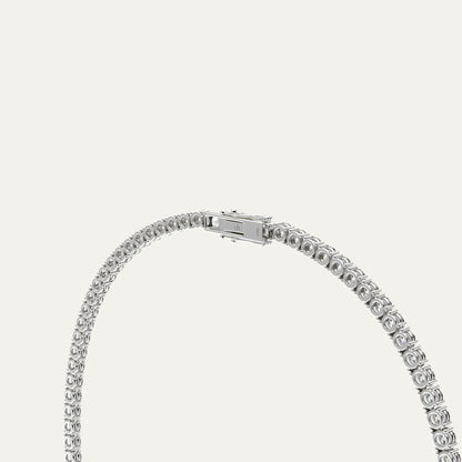 Goldmacher Canes 4mm tennis chain in silver closure