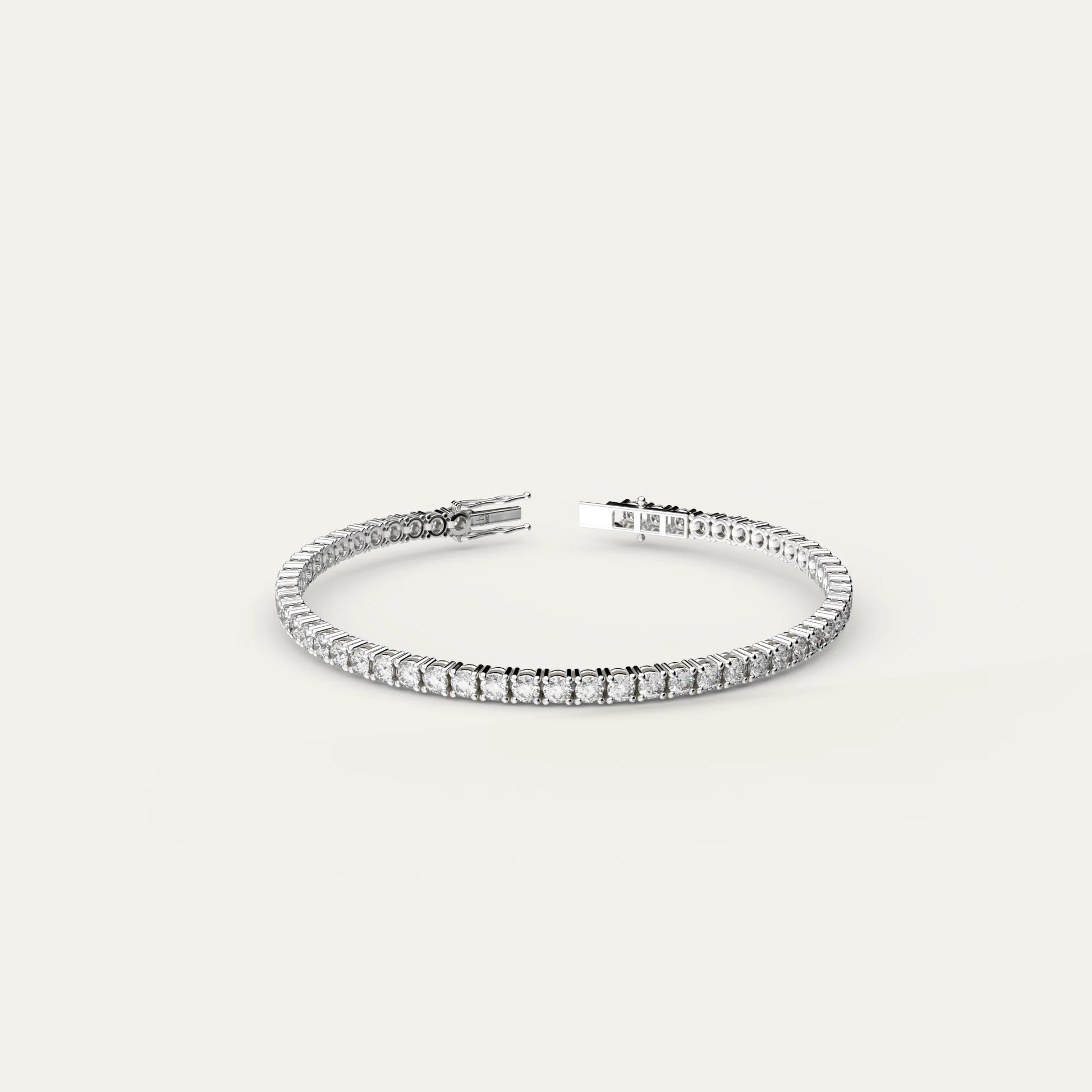Goldmacher Linea bracelet in 925 silver – tennis chain set with shimmering zircons